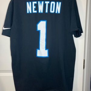 Nike Carolina Panthers Cam Newton #1 XL T-Shirt Black
